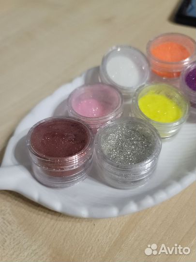 Блестки для дизайна ногтей пакетом