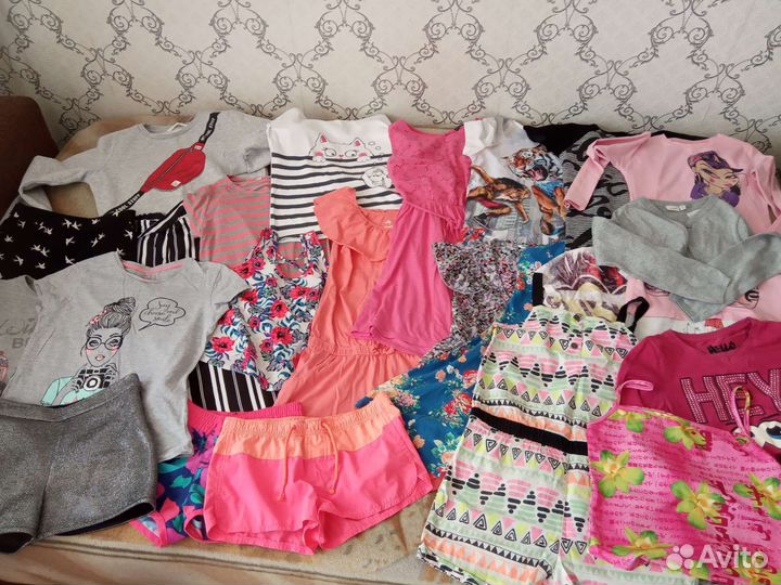 Пакет вещей для девочки р.140-152