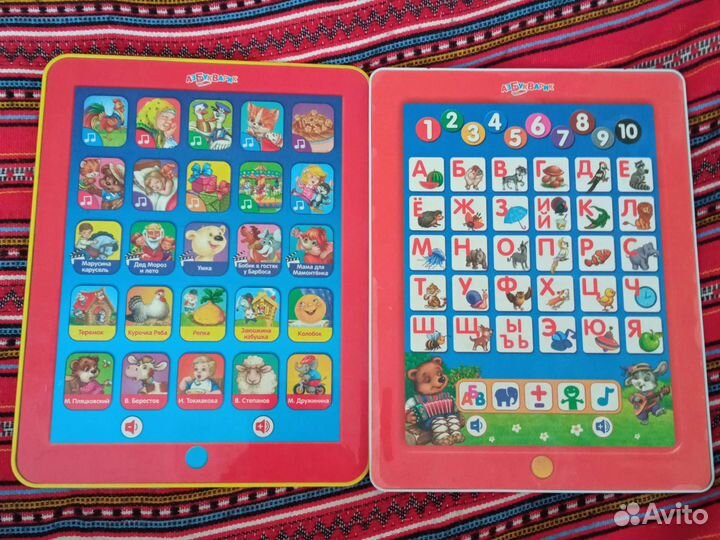 Детский обучающий планшет азбукварик