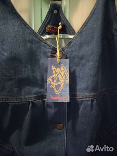 Джинсовый сарафан для беременных