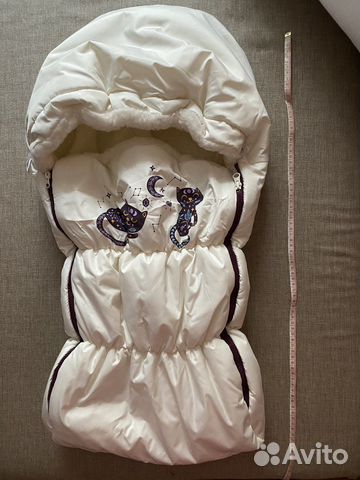 Конверт для новорожденного на овчине