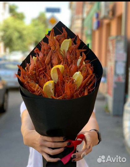 Мужской букет из раков