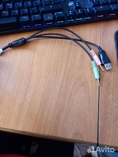 Проводная гарнитура Oklick HS-L700G черный