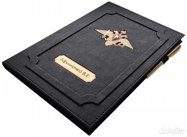 Кожаные папки наградные ручной работы в наличии