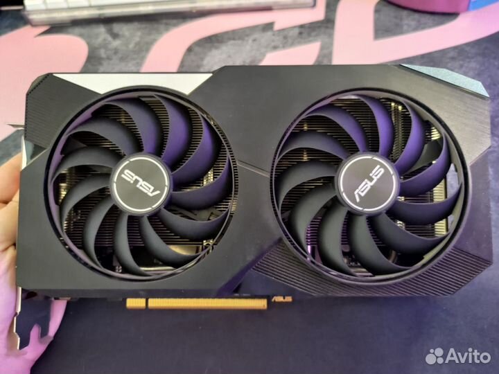 Видеокарта Rx 6600 8gb Asus Dual