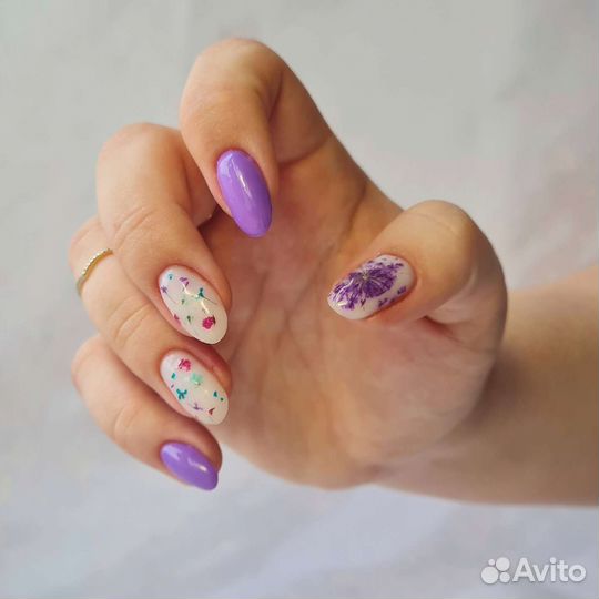 Наращивание ногтей, гелевая коррекция, гель-лак