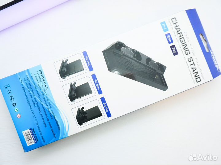 Подставка с охлаждением ps4 fat slim pro