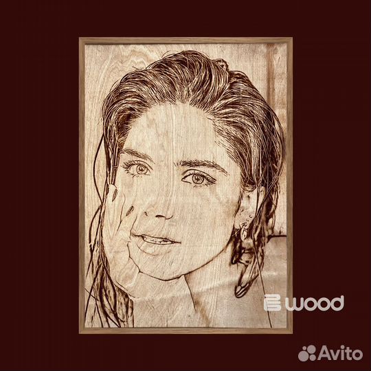 Выжигание портретов на дереве. Изготовления 1 день