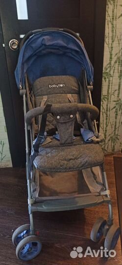 Прогулочная коляска babyton click blue