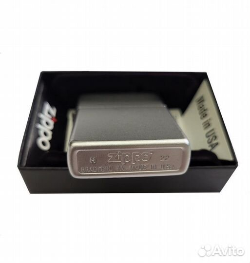 Зажигалка Zippo 205 Satin Chrome Оригинал Новая