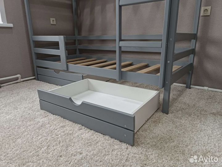 Кровать двухъярусная высокий борт. Aктyaльнaя цeнa