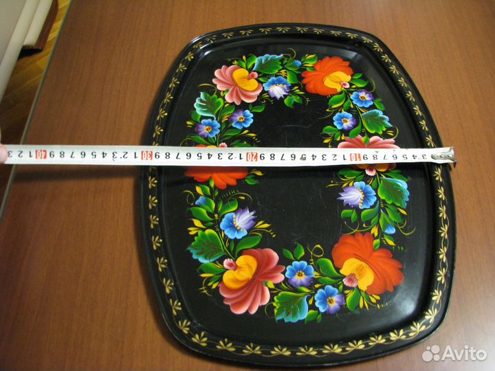 Поднос. Жостово. СССР. 80-е годы