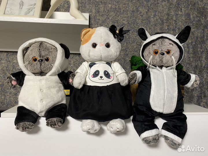 Семья Басиков в костюмах Панда +Панда