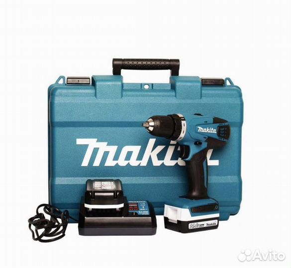 Аккумуляторная дрель шуруповерт makita df347dwe