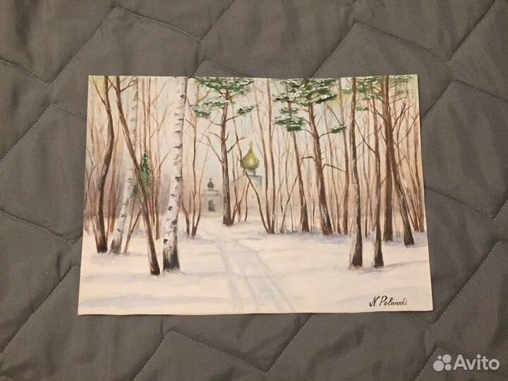 Интерьерная картина акварель