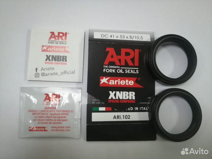 Сальник вилки Ariete ARI.102 (41*53*8/10.5)