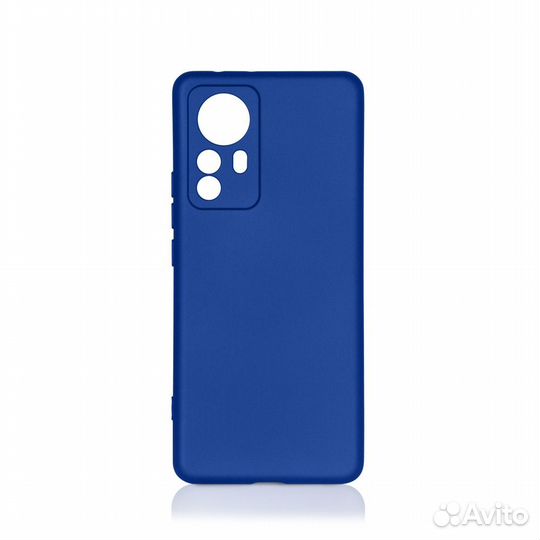 Силиконовый чехол с микрофиброй для Xiaomi 12 Pro