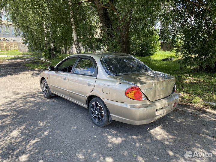 Kia Spectra 1.6 МТ, 2008, битый, 164 000 км