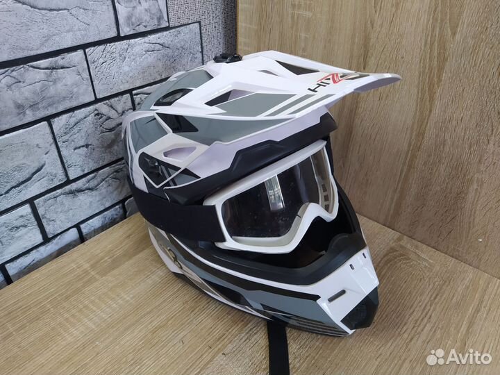 Шлем эндуро мотокросс hizer