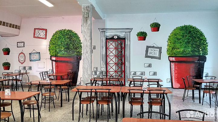 Роспись стен / Коммерческое оформление