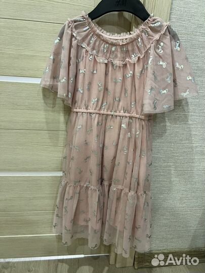 Платье для девочки с единорогами H&M 116 размер