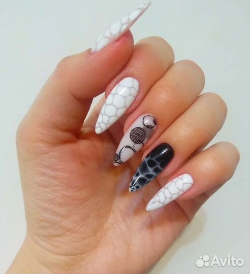 Наращивание ногтей, коррекция, покрытие гель лаком