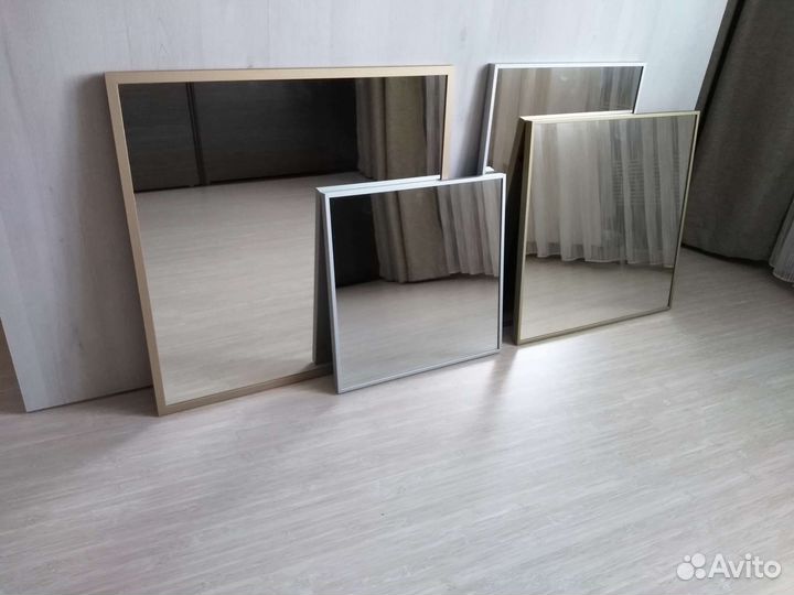 Зеркало в алюминиевом профиле