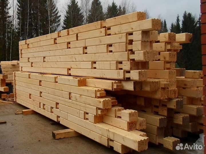 Брус профилированный 145 х 70х 6000