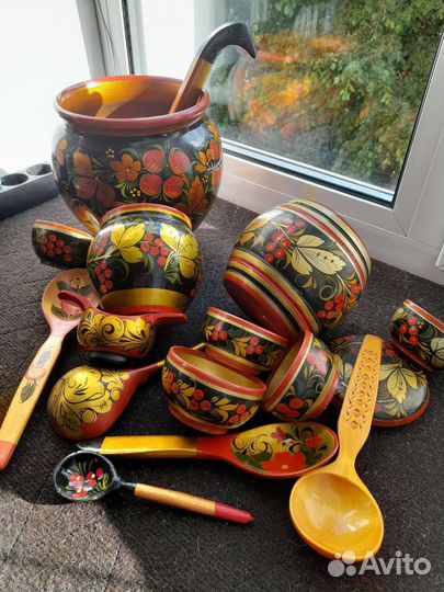 Посуда хохлома СССР