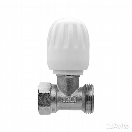 Вентиль для радиаторов 1/2 регулировочный прямой верхний Vieir VR278