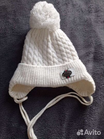 Шапка zara мишка на 6-8 месяцев