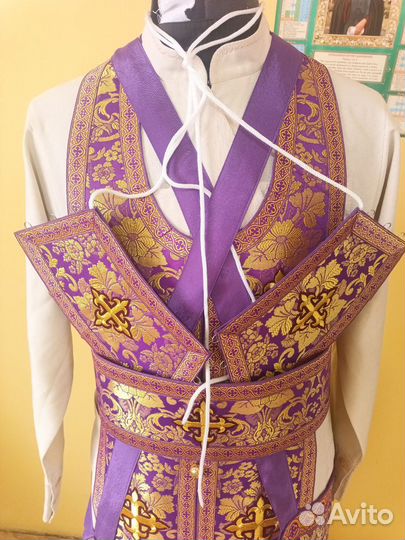 Парчовое фиолетовое облачение(батюшкам)