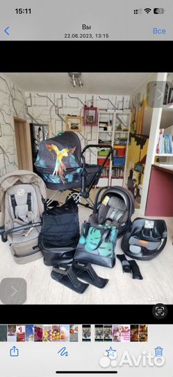 Коляска cybex priam 3 в 1