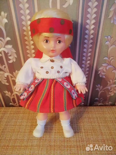 Кукла СССР паричковая сувенирная