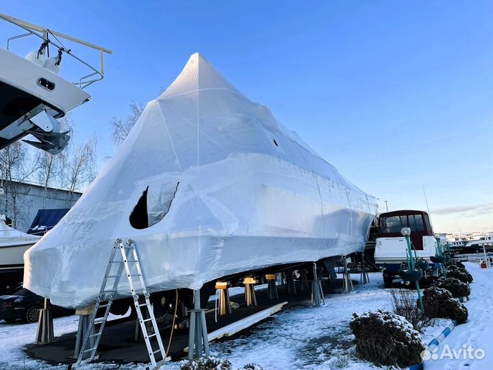 Термоусадочная упаковка яхт и катеров