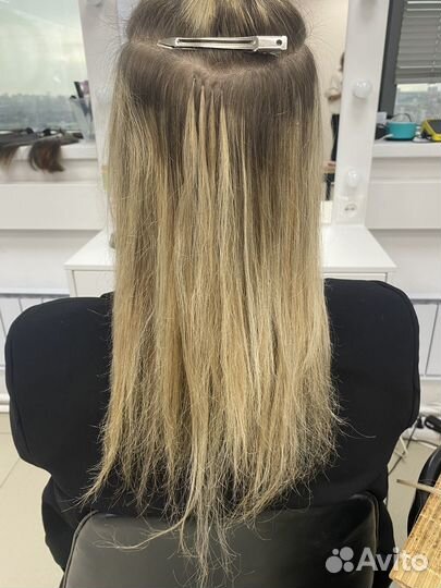 Наращивание волос Модель