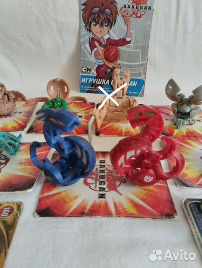 Бакуганы разные, карточки