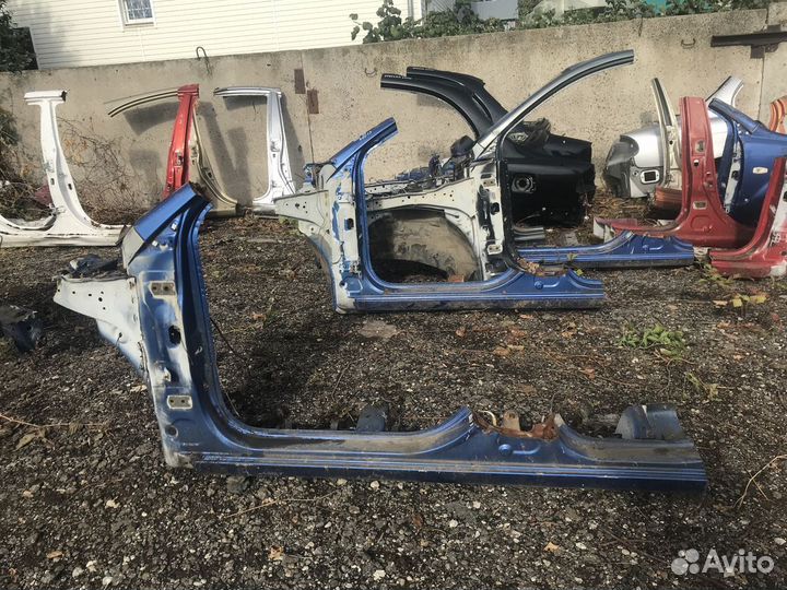 Порог левый Kia Rio 2 2006-2011