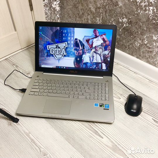 Игровой и мощный ноутбук Asus/GTX850M/16гб/SSD/i5