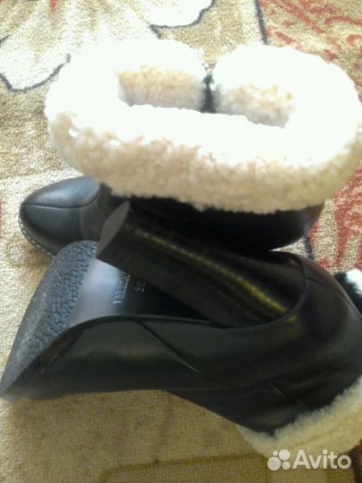 Полусапожки кожаные