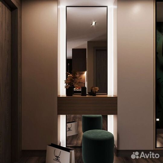 Зеркало на заказ по индивидуальному дизайну