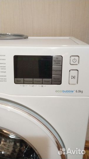Стиральная машина samsung eco bubble 6 кг