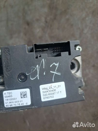 Блок управления ручником на бмв Е65 е66