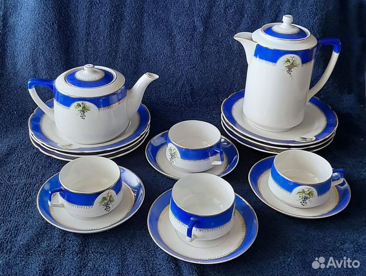 Чайный сервиз. Вербилки. 30 е. Редкость