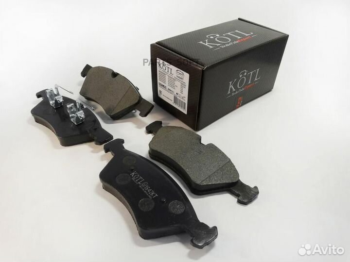 Kotl 1642KT Колодки тормозные дисковые передние к