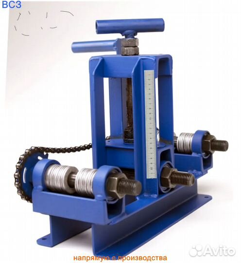 Трубогиб для профильной трубы Цепной