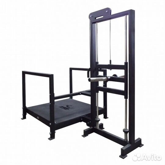 Тренажер для приседаний с отягощением поясом AV320