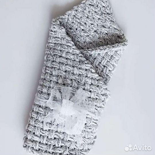 Пледы и конверты из ализе пуффи