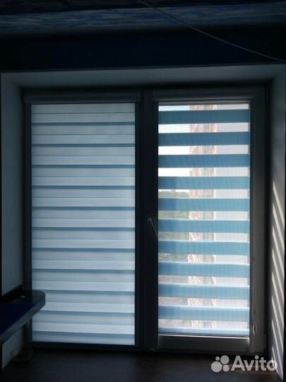 Рулонные шторы в коробе и с направляющими H0839