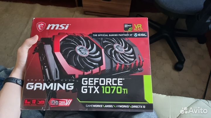 Видеокарта gtx 1070 ti 8gb